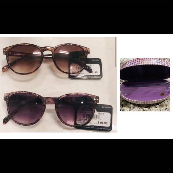 Revlon Accessories - Revlon sunglasses with a case, $20